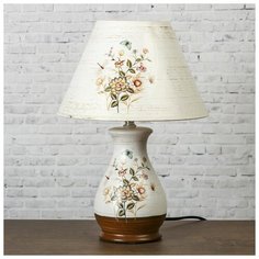 RISALUX Лампа настольная керамика "Сказка" Е14 25W 220В 36,5х25х25 см