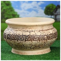 Керамика ручной работы Кашпо "Босфор", шамот, 42 л