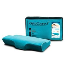OrtoCorrect Ортопедическая подушка OrtoCorrect IDEAL с центральной П-образной выемкой 58х32,высота вали