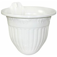 Кашпо настенное Альтернатива "Лозанна", цвет: белый, 3 л Alternativa