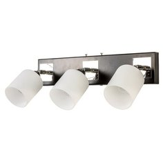 ЭкономСвет Спот "Энтера" 3x60Вт E27 хром-черный 55х10х25см.