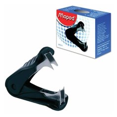 Антистеплер для скоб № 10, № 24/6, № 26/6, MAPED (Франция) "Start", с нескользящей зоной захвата, черный, 370111