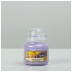 Yankee Candle Свеча ароматическая в банке Лимон и лаванда Lemon Lavender,104 гр, 25-45 ч