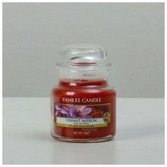 Yankee Candle Свеча ароматическая в банке Яркий шафран Vibrant Saffron,104 гр, 25-45 ч