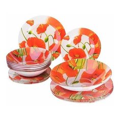 Набор стеклянной посуды 19 пр Loraine 28333 KSMB-28333