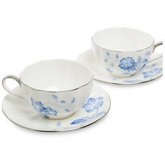 JS-31 Чайный набор на 2 перс. Голубая бабочка (Pavone)