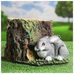 Керамика ручной работы Кашпо "Заяц, разноцветный, 7 л