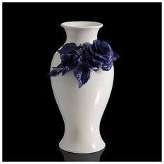 Mezzaluna Ваза Blue Rose Snello, белая