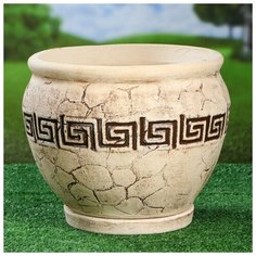 Керамика ручной работы Кашпо "Орфей", шамот, 20 л