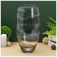 Evis Ваза " Вернисаж" дымка малага 14х30см