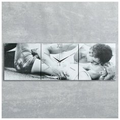 Сюжет Часы настенные модульные «Любовь», 35 × 110 см