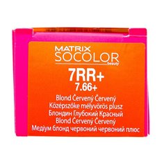 Matrix Socolor Beauty стойкая крем-краска для волос, 7RR+ блондин глубокий красный, 90 мл