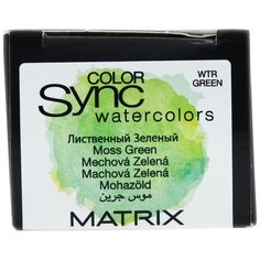 Matrix Color Sync краска для волос без аммиака Watercolors, лиственный зеленый, 90 мл