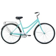 Велосипед FORWARD TALICA 28 1.0 (28" 1 ск. рост 19") 2020-2021, мятный/белый, RBKW1C181005