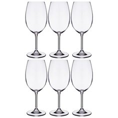 Набор бокалов для вина Crystalite Klara/sylvia, 6 штук, 450 мл, высота 20,5 см (669-286)