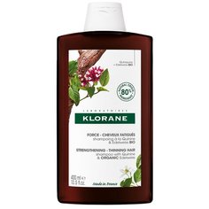 Шампунь KLORANE с экстрактом хинина и органическим экстрактом эдельвейса, 400 мл