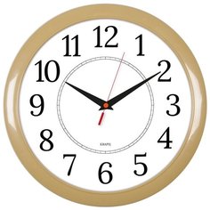 Настенные часы Бюрократ WALLC-R88P бежевый/белый (wallc-r88p29/ivory)