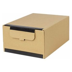 Короб архивный на липучке 380х285х170 мм, гофрокартон, до 1700 л., STAFF, 112161