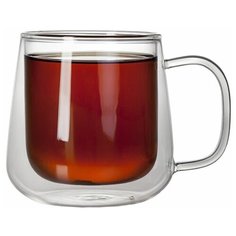 Чашка с двойными стенками Glass First Molti