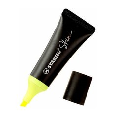 Текстовыделитель STABILO "Shine", желтый, линия 2-5 мм, 76/24