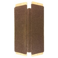 Когтеточка настенная угловая ковровая 49 см*29 см от BRAIL / товары для животных