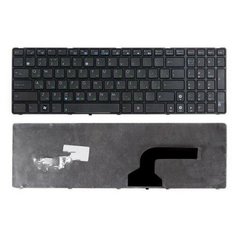 Клавиатура для ноутбука Asus K52, K53, G73, A52, G60 черная, с рамкой