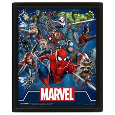 3D Постер Marvel: Cinematic Icons Pyramid International
