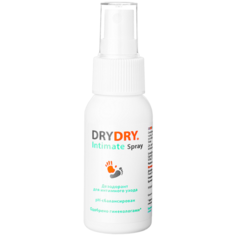 DryDry Дезодорант для интимной гигиены DryDry Intimate Spray, 50 мл