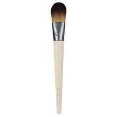 Кисть Ecotools Foundation Brush, для лица коричневый/серый