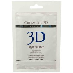 Medical Collagene 3D альгинатная маска для лица и тела Aqua Balance, 30 г