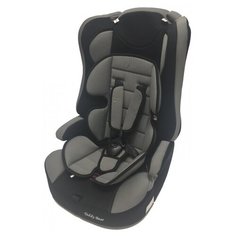 Автокресло группа 1/2/3 (9-36 кг) Мишутка LB 513RF, 04 grey dot/black
