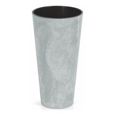 Кашпо для цветов Tubus Slim Beton DTUS400B-422U бетон 2 предмета 35 и 64 л Prosperplast