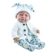 Кукла Paola Reina Бэби в плюшевом костюмчике, 45 см, 05188
