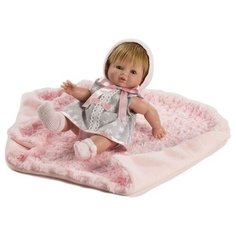 Кукла Berbesa виниловая 34см BABY CHUSIN с пледом, без подарочной коробки (3212K)