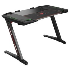 Компьютерный стол Eureka Ergonomic Z2, ШхГ: 128.6х68.58 см, цвет: черный