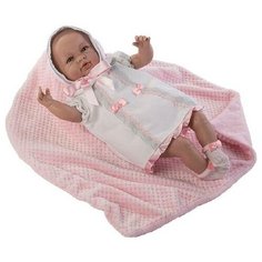 Кукла Berbesa мягконабивная 50см SARA с пледом, без подарочной коробки (5209K)