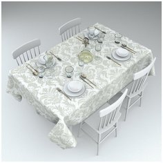 Скатерть Сирень "Крем-брюле", 145*120 см