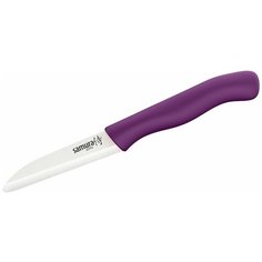Фруножик "Samura Eco" овощной 75 мм с фиолетовой рукоятью, циркониевая керамика