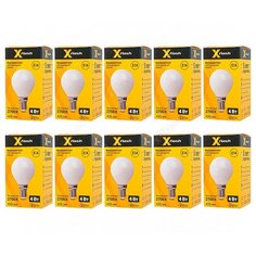 Лампочка светодиодная XF-E14-FLM-P45-4W-2700K-230V, Арт.: 48083, 10 штук