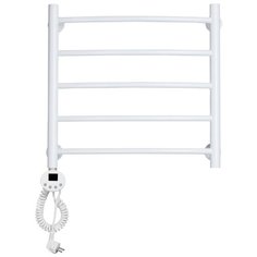 Полотенцесушитель электрический Domoterm Калипсо П5 500x500 БЕЛ EL, тэн слева, белый