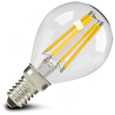 Лампочка светодиодная E14 4W XF-E14-FL-P45-4W-2700K-230V, Арт.: 47635, 10 штук