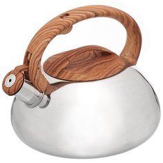 Чайник из нержавеющей стали Daniks MSY-A010 -1 со свистком, 3 л