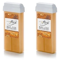 "Воск в картридже ItalWax Flex, Янтарь, 100 мл 2 шт."