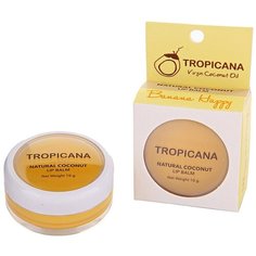 Бальзам для губ с кокосовым маслом и бананом Tropicana, 10 гр.