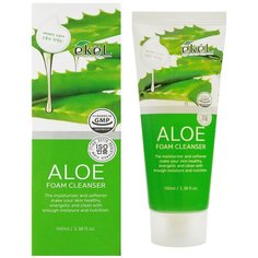 [EKEL] Нежная пенка для умывания с экстрактом алоэ Aloe Foam Cleanser , 100 мл