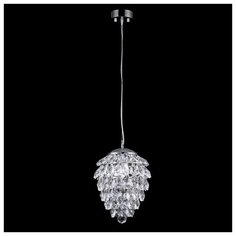 Подвесная люстра хрустальная CHARME SP2 CHROME/TRANSPARENT (Crystal Lux)