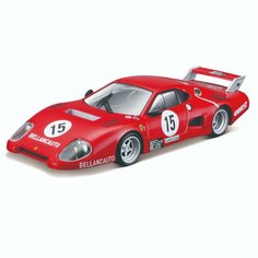 Bburago Коллекционная машинка Феррари 1:43 Ferrari Racing - 512 BB II serie 1981, красная