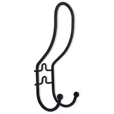 Вешалка Sheffilton Крючок-2 черный