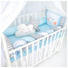 Золотой Гусь Бортик в кроватку My Little boy голубой
