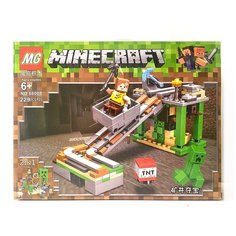 Конструктор MG Minecraft 68008 Шахта крипера, 229 деталей 2 в 1